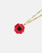 pendentif fantaisie femme rouge