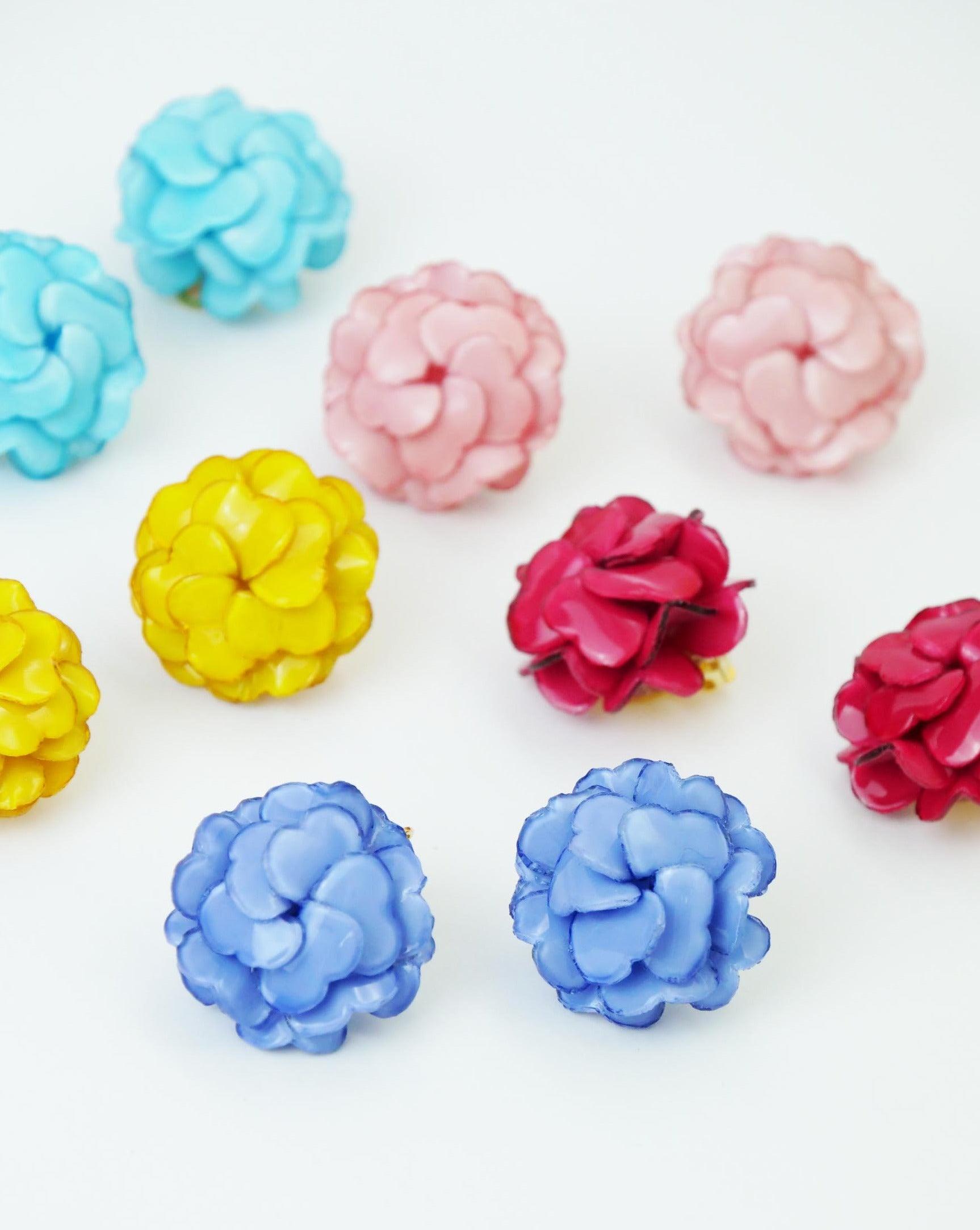 Bijoux d'oreilles fleuris multicolores all-groups