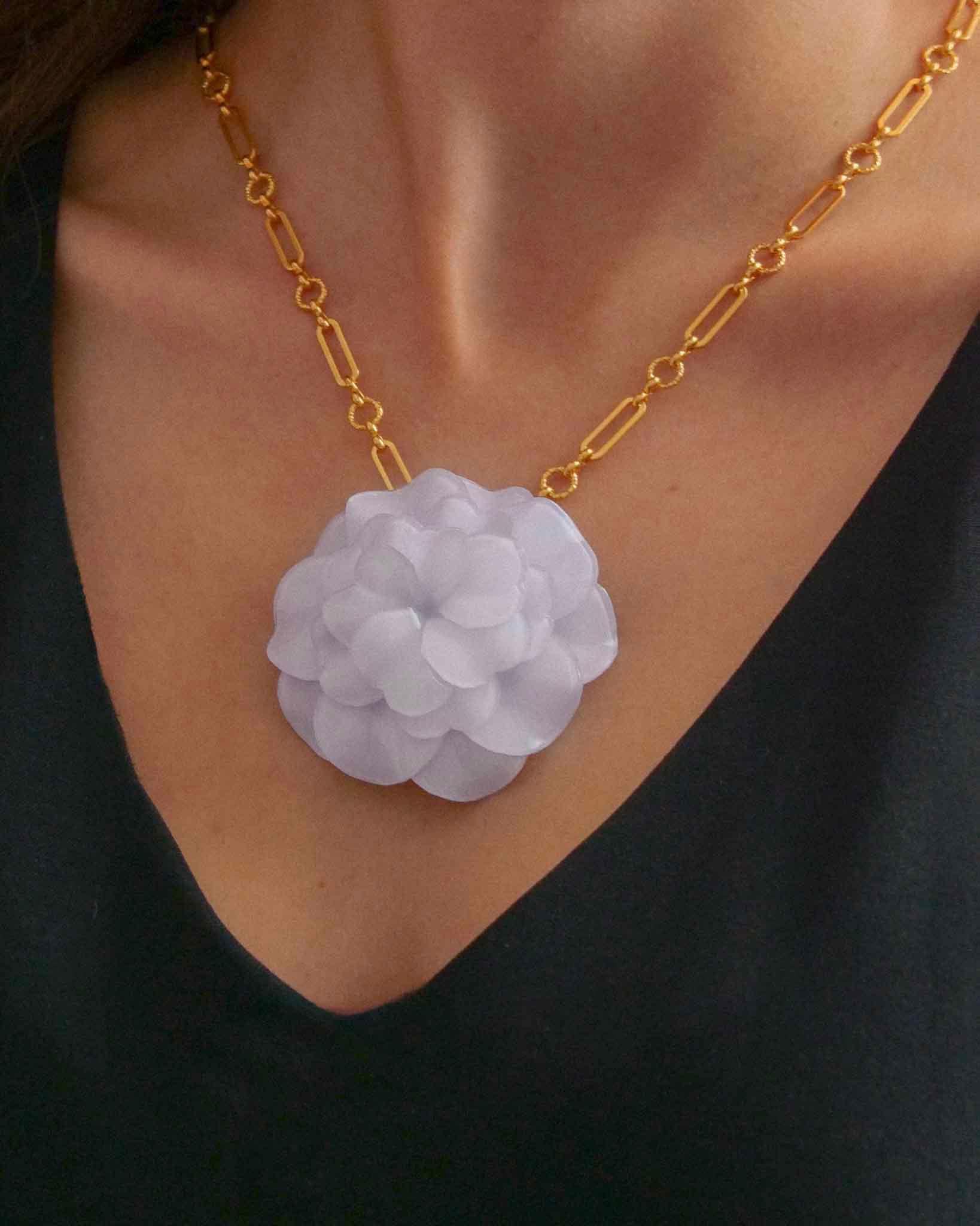 all-groups pendentif sautoir femme fantaisie blanc