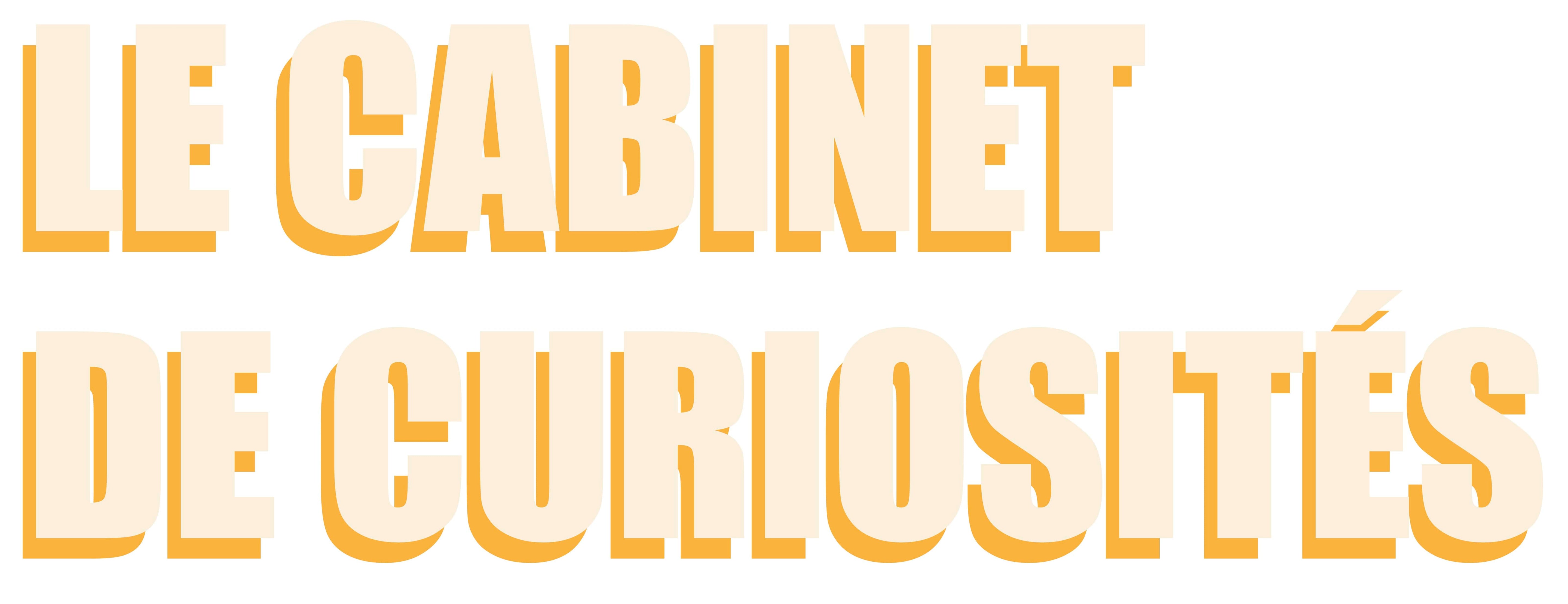 titre de la collection de pièces uniques, le cabinet de curiosités