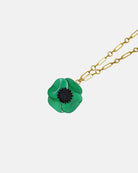 pendentif fantaisie femme vert élégant