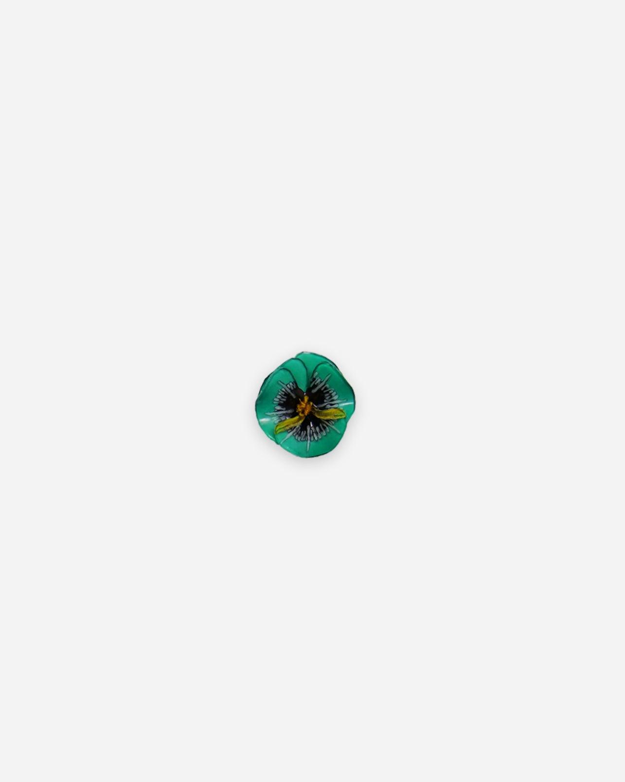 Petit pin's fleur de couleur vert
